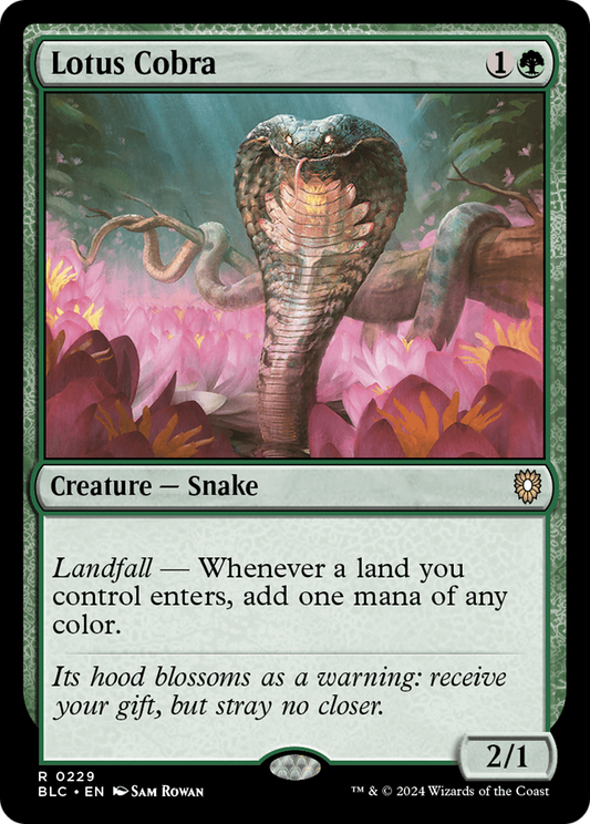 Lotus Cobra (BLC-229) - Bloomburrow Commander