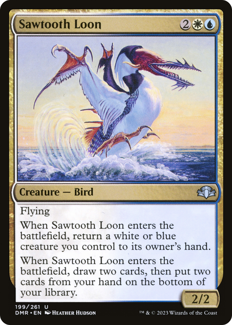 Sawtooth Loon (DMR-199) - Dominaria Remastered Foil