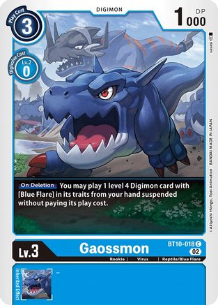 Gaossmon (BT10-018) - Xros Encounter