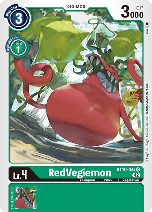 RedVegiemon (BT10-047) - Xros Encounter