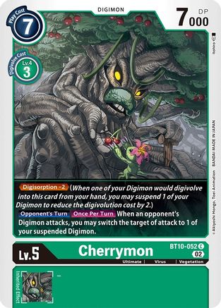 Cherrymon (BT10-052) - Xros Encounter