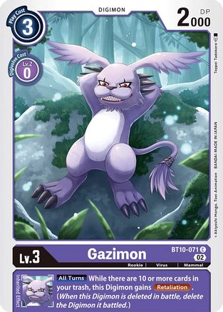 Gazimon (BT10-071) - Xros Encounter