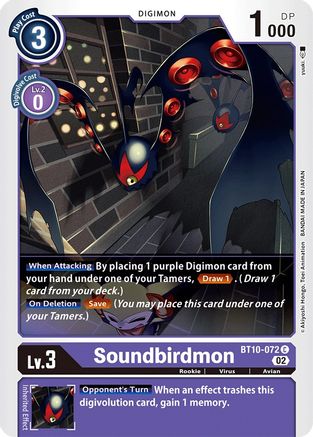 Soundbirdmon (BT10-072) - Xros Encounter