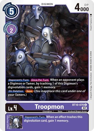 Troopmon (BT10-076) - Xros Encounter