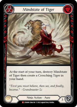 Mindstate of Tiger (DYN048) - Dynasty Rainbow Foil