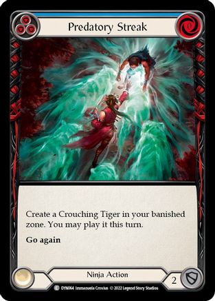 Predatory Streak (Blue) (DYN064) - Dynasty