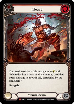 Cleave (DYN071) - Dynasty Rainbow Foil