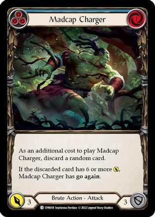Madcap Charger (Blue) (DYN018) - Dynasty Rainbow Foil