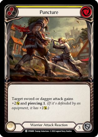Puncture (Yellow) (DYN080) - Dynasty