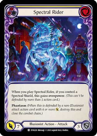 Spectral Rider (Yellow) (DYN228) - Dynasty