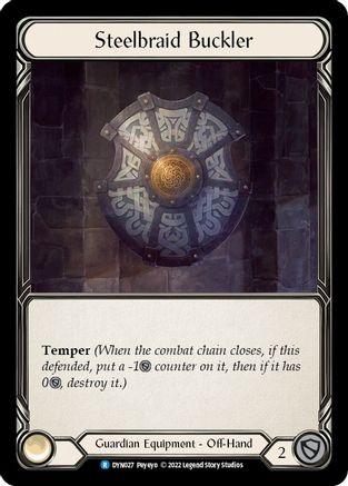Steelbraid Buckler (DYN027) - Dynasty Rainbow Foil