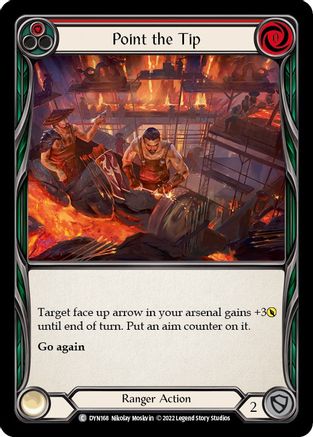 Point the Tip (Red) (DYN168) - Dynasty Rainbow Foil