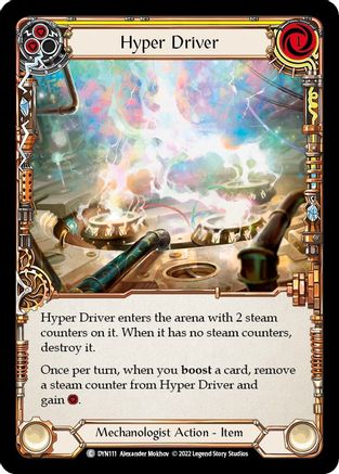 Hyper Driver (Yellow) (DYN111) - Dynasty