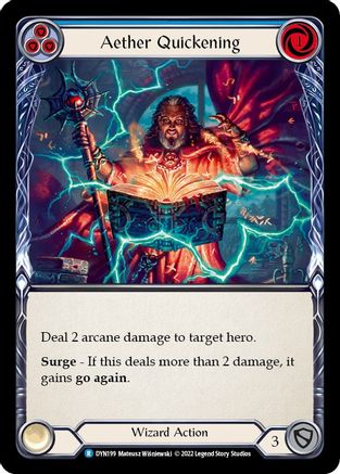 Aether Quickening (Blue) (DYN199) - Dynasty