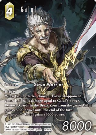 Galuf (Full Art) (18-054L) - Resurgence of Power Foil