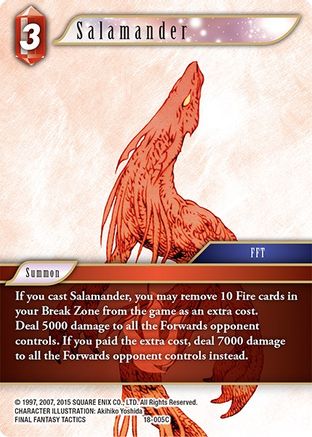Salamander (18-005C) - Resurgence of Power Foil