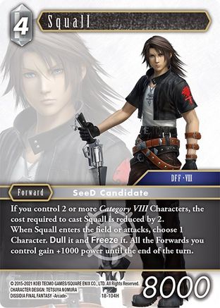 Squall (18-104H) - Resurgence of Power Foil
