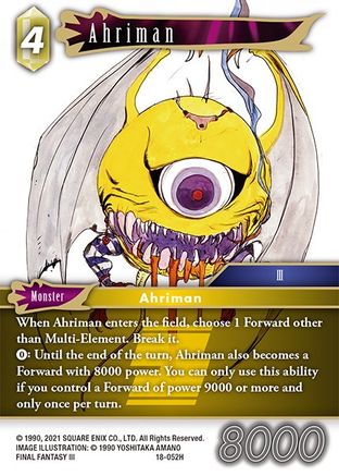 Ahriman (18-052H) - Resurgence of Power Foil