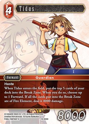 Tidus (18-009H) - Resurgence of Power Foil