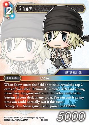 Snow (18-109C) - Resurgence of Power Foil