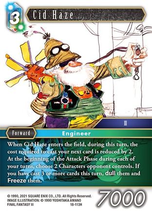 Cid Haze (18-113H) - Resurgence of Power