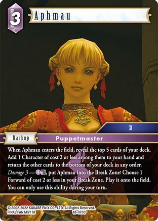 Aphmau (18-070C) - Resurgence of Power Foil