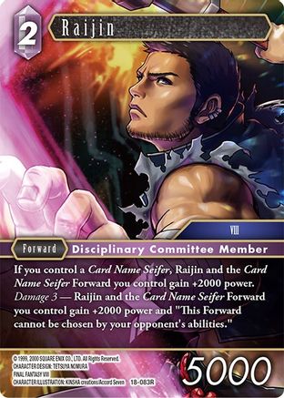 Raijin (18-083R) - Resurgence of Power Foil