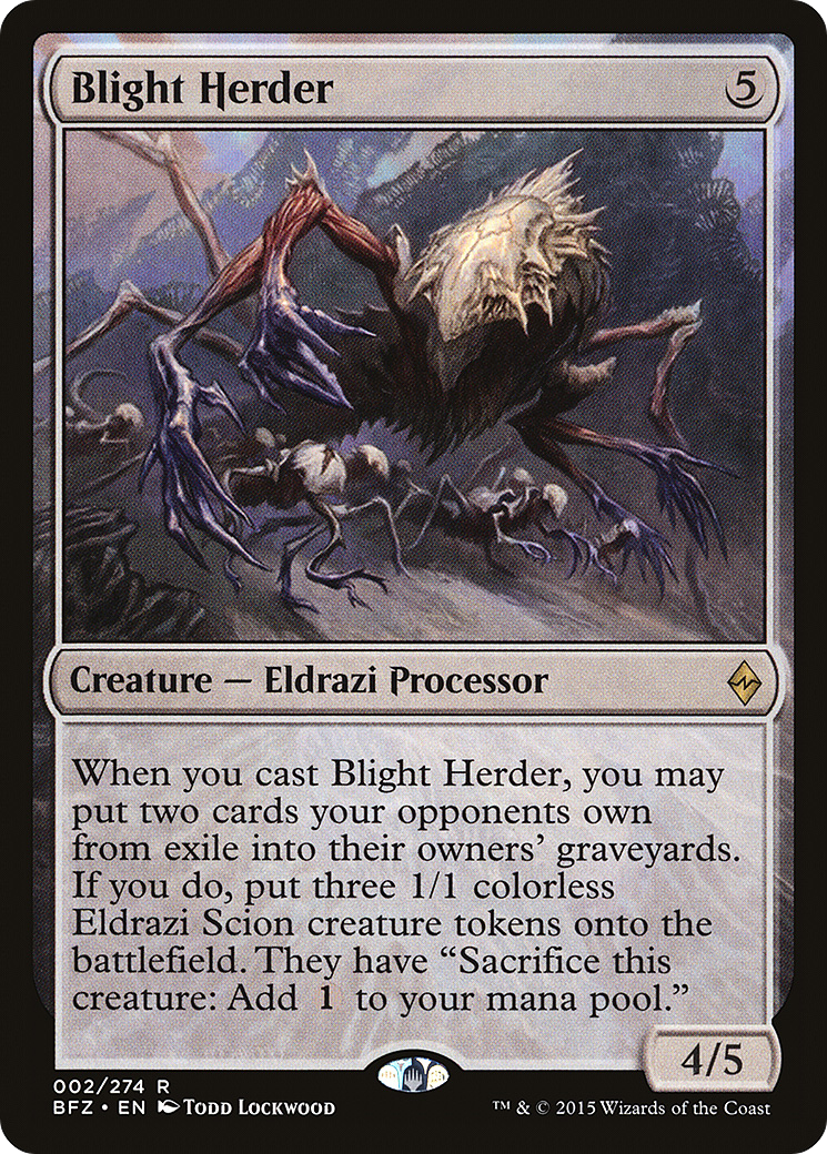 Blight Herder (BFZ-002) - Battle for Zendikar