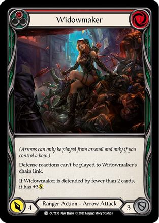 Widowmaker (Red) (OUT133) - Outsiders Rainbow Foil