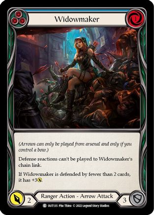 Widowmaker (Blue) (OUT135) - Outsiders Rainbow Foil