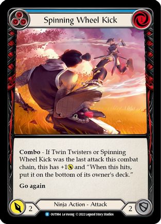 Spinning Wheel Kick (Blue) (OUT064) - Outsiders