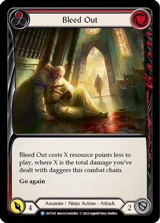 Bleed Out (Red) (OUT145) - Outsiders
