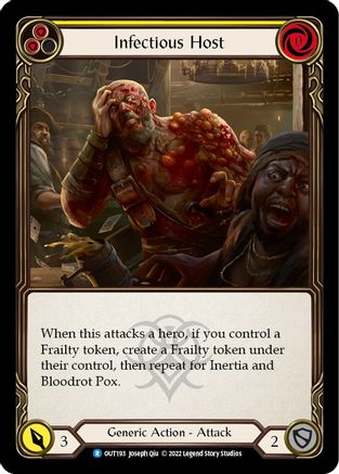 Infectious Host (Yellow) (OUT193) - Outsiders Rainbow Foil
