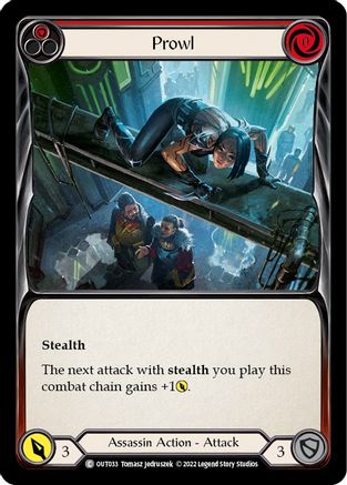 Prowl (Red) (OUT033) - Outsiders Rainbow Foil