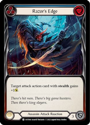 Razor's Edge (Blue) (OUT044) - Outsiders