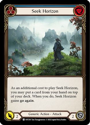 Seek Horizon (Blue) (OUT218) - Outsiders
