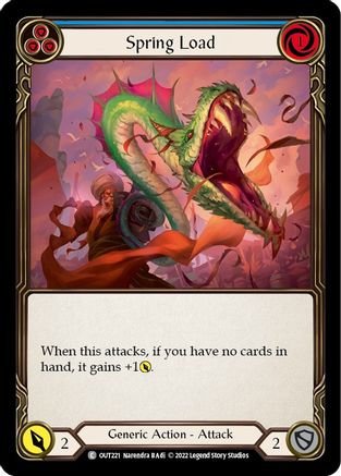 Spring Load (Blue) (OUT221) - Outsiders Rainbow Foil