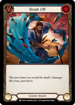 Brush Off (Blue) (OUT230) - Outsiders