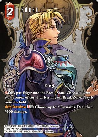Edgar (Full Art) (19-003R) - From Nightmares Foil