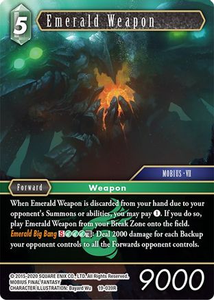 Emerald Weapon (19-039R) - From Nightmares Foil