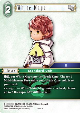 White Mage (19-042C) (19-042C) - From Nightmares Foil