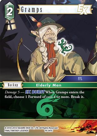 Gramps EX (19-047C) - From Nightmares Foil
