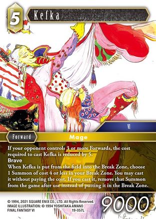 Kefka (19-057L) - From Nightmares Foil