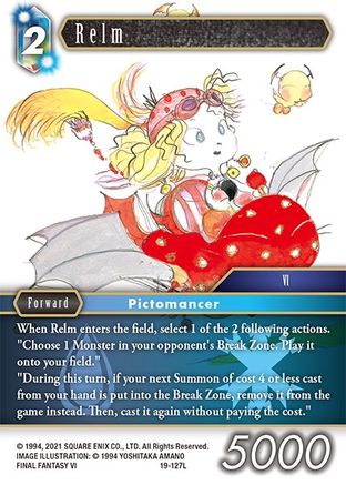 Relm (19-127L) - From Nightmares