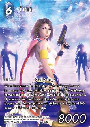 Yuna (Full Art Reprint) (6-124L) - From Nightmares Foil
