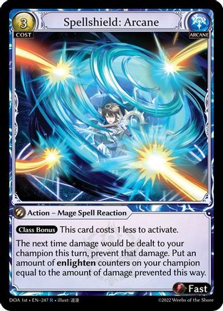 Spellshield: Arcane (247) - Dawn of Ashes 1st Edition