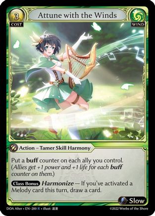 Attune with the Winds (200) - Dawn of Ashes Alter Edition
