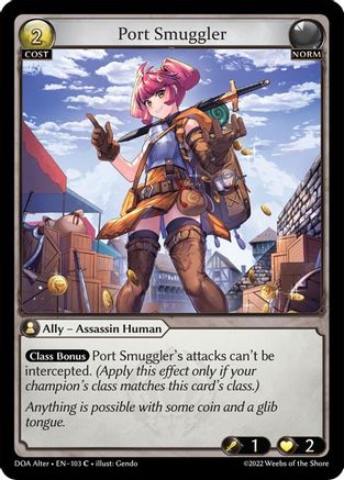 Port Smuggler (103) - Dawn of Ashes Alter Edition