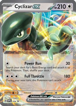 Cyclizar ex 018 - Holofoil SV Scarlet & Violet Promo Cards - Promo