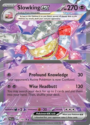 Slowking ex 086/193 - Holofoil SV02 Paldea Evolved - Double Rare